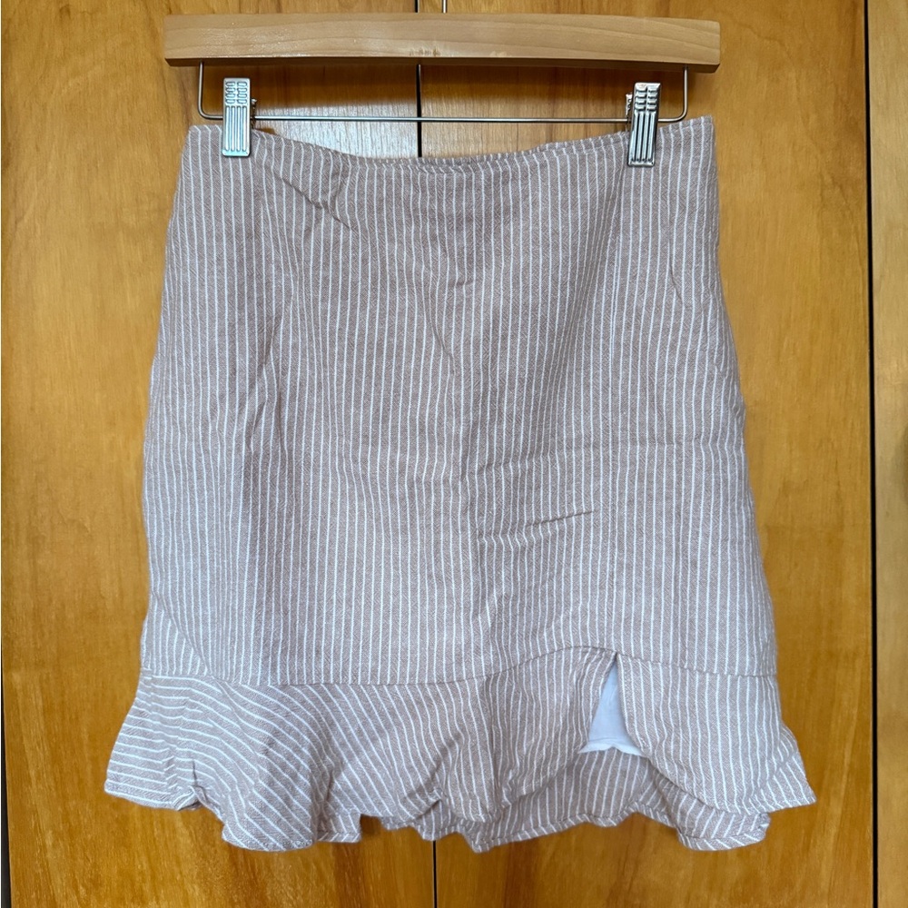 Abercrombie & Fitch Striped Mini Skirt